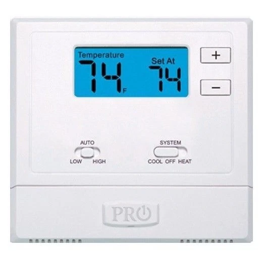 Pro1 1 Heat/1 Cool Electric or Gas configurable Non-programmable Thermostat  T701 | eBay