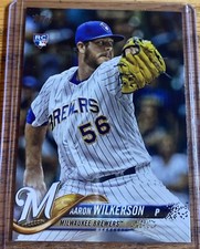 2018 Topps Series 2 #378 Aaron Wilkerson Rookie Card Milwaukee Brewers MLB