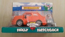 The Chevron Cars Holly Hatchback & Grocery Cart w/ Dog # 9 Orange 1997