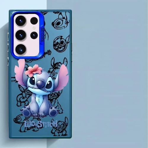 Pour Samsung Galaxy S25 S24 S23 S22 Coque Placage Souple STITCH Dessin Animé Ultra Mignon - Photo 14 sur 18