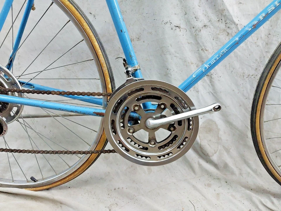 Bicicleta de carretera Schwinn Varsity Touring 1974 X-Large 61 cm 10 velocidades acero hecha en EE. UU./Envío Foto 3 de 4