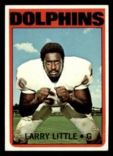 1972 Topps Football #240 Larry Little VG *d3