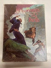 RPG. Powers & Perils. 1983 With Box Books 1-4 And Stat Sheets. Avalon Hills