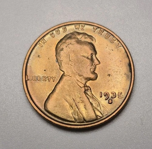 1935-S Lincoln Wheat Cent Rd VG / VF