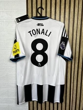 Tonali Newcastle United Jersey 25/26 Home Soccer Shirt Adidas Men Size L