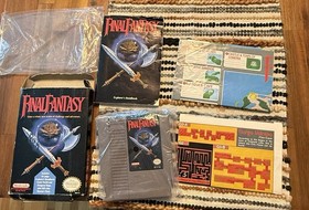Final Fantasy (Nintendo NES) CIB W/ Maps, Manual, Insert Oval Seal Tested