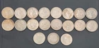 19 Morgan and Peace Silver Dollars 90% Silver Cull Lot 1 Short Roll