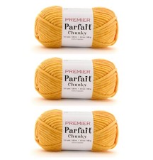 Bundle of 3 - Premier Yarns Parfait Chunky Yarn - Maize 1150-74
