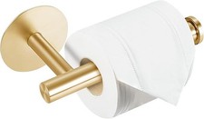 Self Adhesive Toilet Paper Holder, Stainless Steel Rustproof Toilet 1, Golden