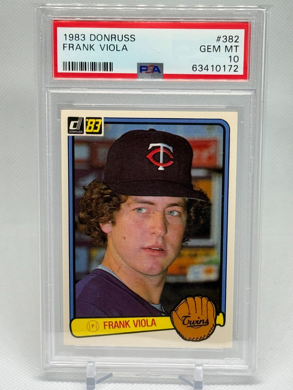 FRANK VIOLA RC 1983 DONRUSS PSA 10 GEM MINT #382 TWINS
