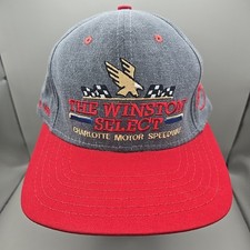 Vintage 1996 Winston Select Charlotte Motor Speedway Embroidered Snapback Hat