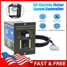 DC Motor Speed Controller 110V AC 120W Reversible Switch Regulator Regulator US