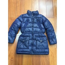 Polo Ralph Lauren Kids Navy Blue Quilted Down Puffer Jacket Size M 8-10