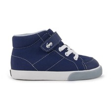 NWT See Kai Run Toddler sz 12 High Top Hook and Loop Playground Sneakers- Navy