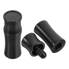 2 PCS Pool Cue Joint Protector Black Billiard Protectors Threaded