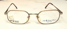 New Old Stock Vintage Polo Ralph Lauren Eyeglasses Classic Antique Gold w/ Brown