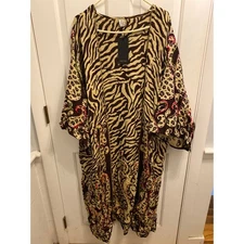 Brand New Raj Women's One Size Bagira Thickstitch Embroidered Duster Cape