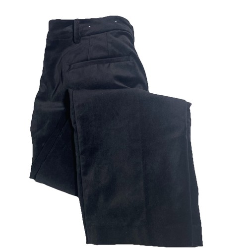 Loft Curvy Size 10P Riviera Slim Black Velvet Pants Ankle Straight Leg Festival - Picture 13 of 13