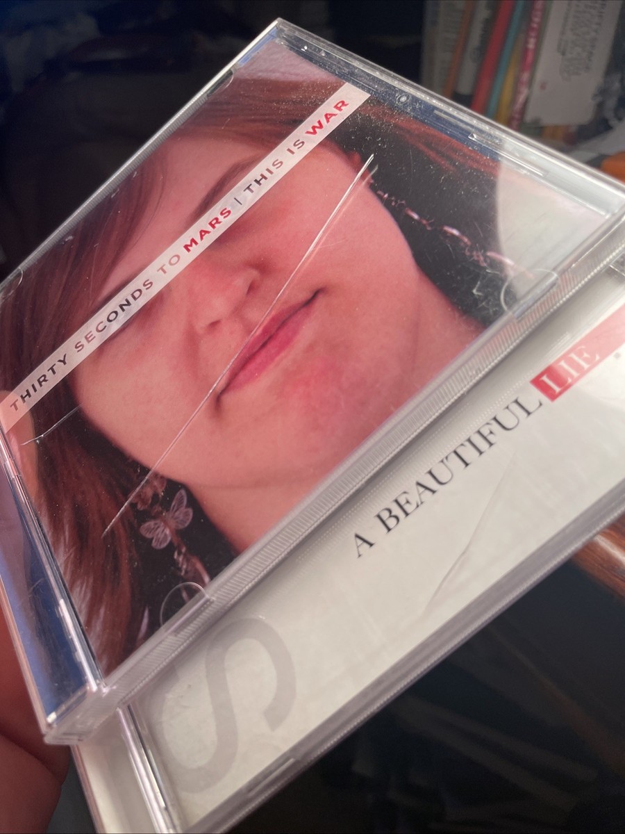 ジャレッド・レト　サーティー・セカンズ・トゥー・マーズ直筆サイン色紙 30 SECONDS TO MARS Jared Leto SIGNED Vinyl Album TAMPA