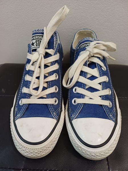 Converse Womens Size 5 / Mens Size 3 Blue & White ALL STAR SNEAKER SHOES