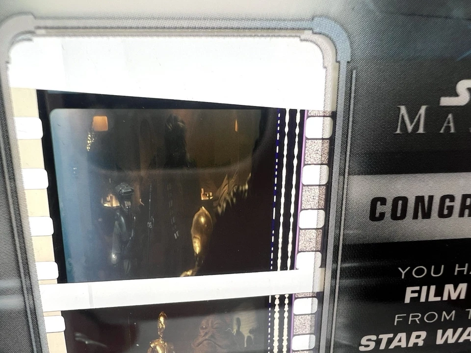 Star Wars ROTJ Film Cel Relic Leia Boushh Disguise Masterwork 2019 Card FC-LB6 - Image 4 of 4