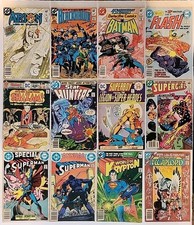 Misc Lot of 12 DC Comics Batman Flash Shazam Supergirl Superman Warlord 70s 80s 