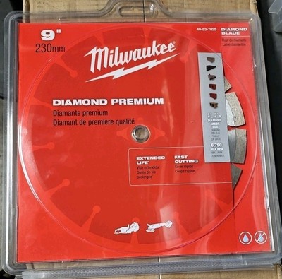 Milwaukee 49-93-7025 9'' DIAMOND PREMIUM SEGMENTED BLADE