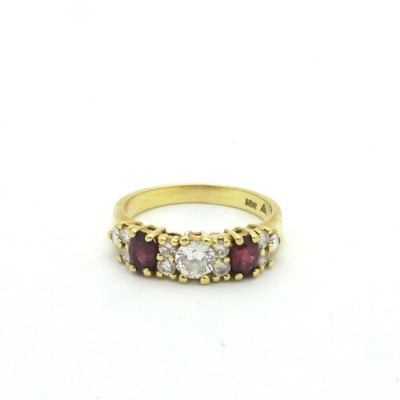ルビーページ Vintage 1980's 18K Yellow Gold Diamond (.38TCW
