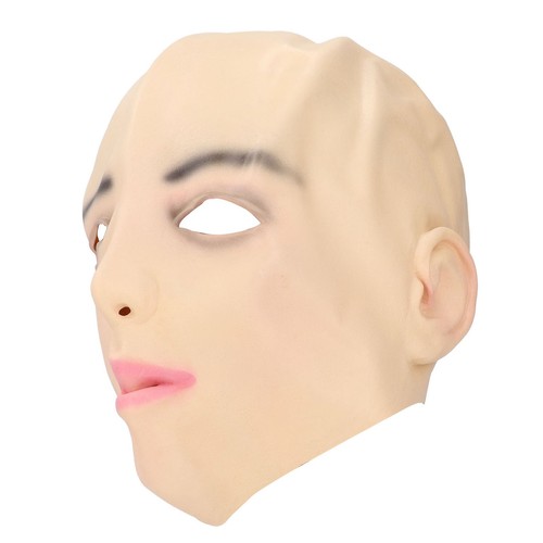 Full Head Female Latex Face Mund Augen Löcher Beauty Cover Lebense CHP - Bild 10 von 22