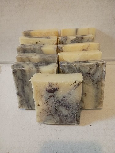11 Bars Grizzly Gramps Bergamot Bliss Handmade Soap Loaf End Cuts 2.5 lbs Bulk