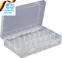 15 Raster Sortierbox Sortimentsboxen Einstellbar FäCher FüR Die Schmuck, Perlen