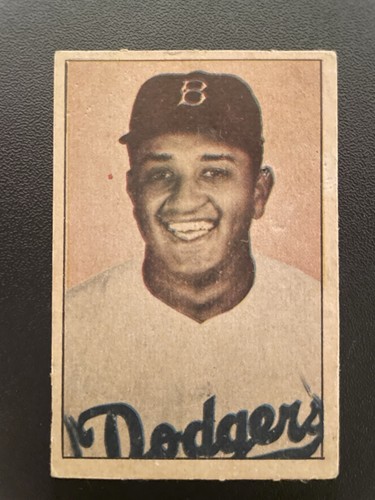 Don Newcombe 1952 Berk Ross card