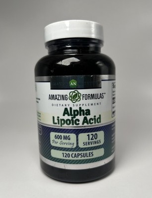 Amazing Formulas Alpha Lipoic Acid 120 Caps 600 mg - EX 10/28