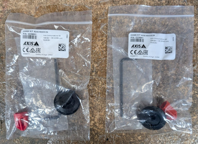 LOT OF 2 | Axis Communications - CONN KIT AXIS M2035/36 P/N 2229801 | Overstock