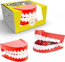 Wind Up Teeth Chomping Chattering Toys Party Favors Gag Gifts 2.5