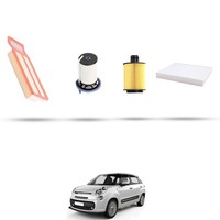 Hoffcar Wartungsset - 4 Filter FüR Fiat 500 L 1.3 D 70KW Ab 2012