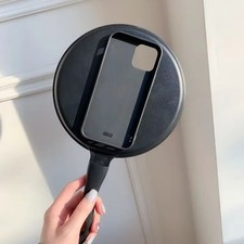 Funda Ajustable iPhone 11 Sartén Novedad TPU Antigolpes Negra Cubierta Protectora