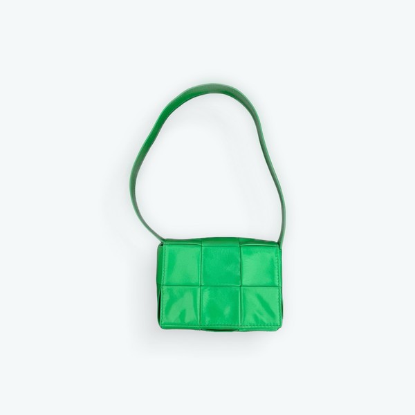 Bottega Veneta Bag Cassette Mini Candy Bag Calf Leather In Parakeet Green