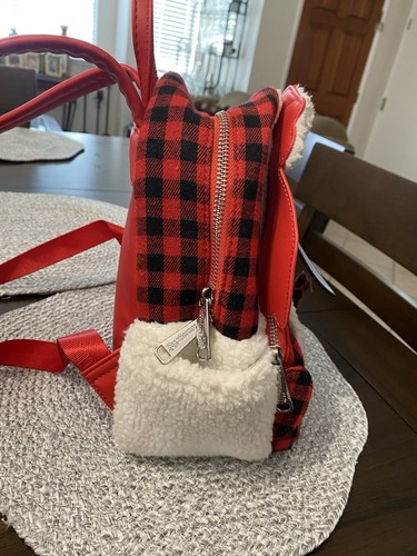 Loungefly Disney Winnie The Pooh Eeyore Plaid Pajamas Mini Backapack - Picture 7 of 13