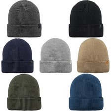 Barts Mens Kinabalu Comfy Cuffed Knitted Warm Winter Beanie Hat
