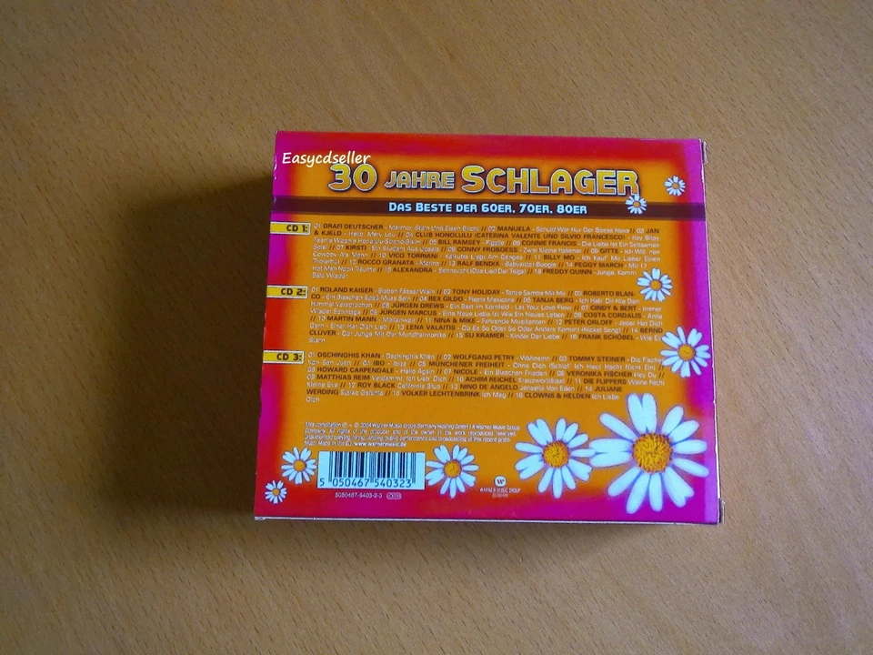 30 JAHRE SCHLAGER 3 CD SET MIT DRAFI DEUTSCHER,MANUELA,IBO,JULIANE WERDING U:V:A - Bild 2 von 4