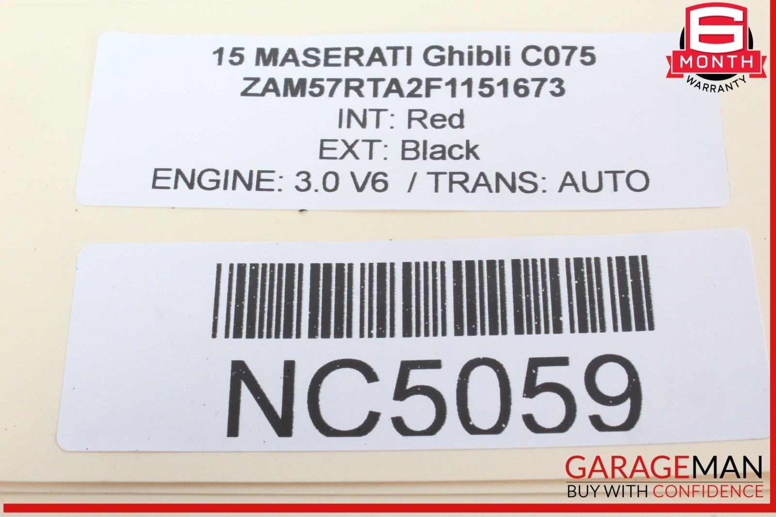 Maserati Ghibli 2014-2017 Front Right Door lock actuators Set