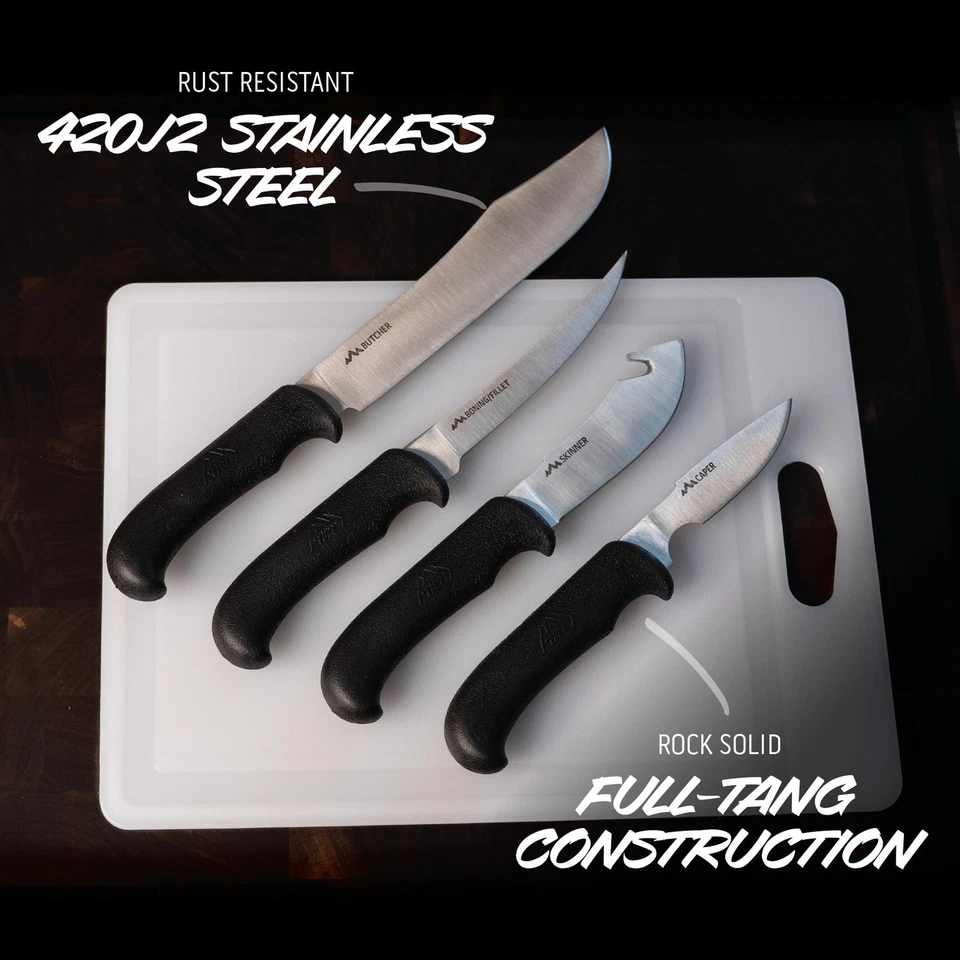 Game Processor, PR-1, Complete 12-Piece Hunting Knife Kit for Processing Big ... - Image 4 of 4