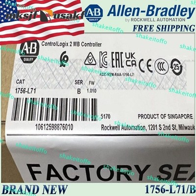 New in Box 1756-L71/B AB ControlLogix Controller 1756L71 serB Free Ship US Stock