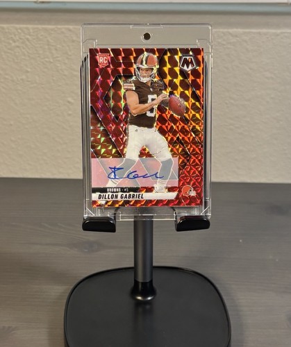 2025 Panini Mosaic Dillon Gabriel #332 Red Prizm SP Rookie Auto /199 Browns📈