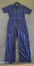 VTG Walls Master Made Lightweight Summer Coveralls Med Navy S Sleeve Workwear