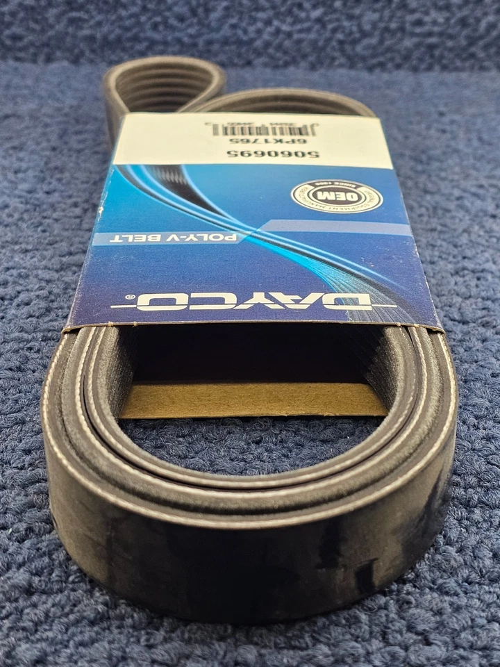 Dayco 5060695: Cinturón serpentino de costilla de polietileno para Chrysler Pacifica 2007-2008 V6-4,0 L Foto 3 de 4