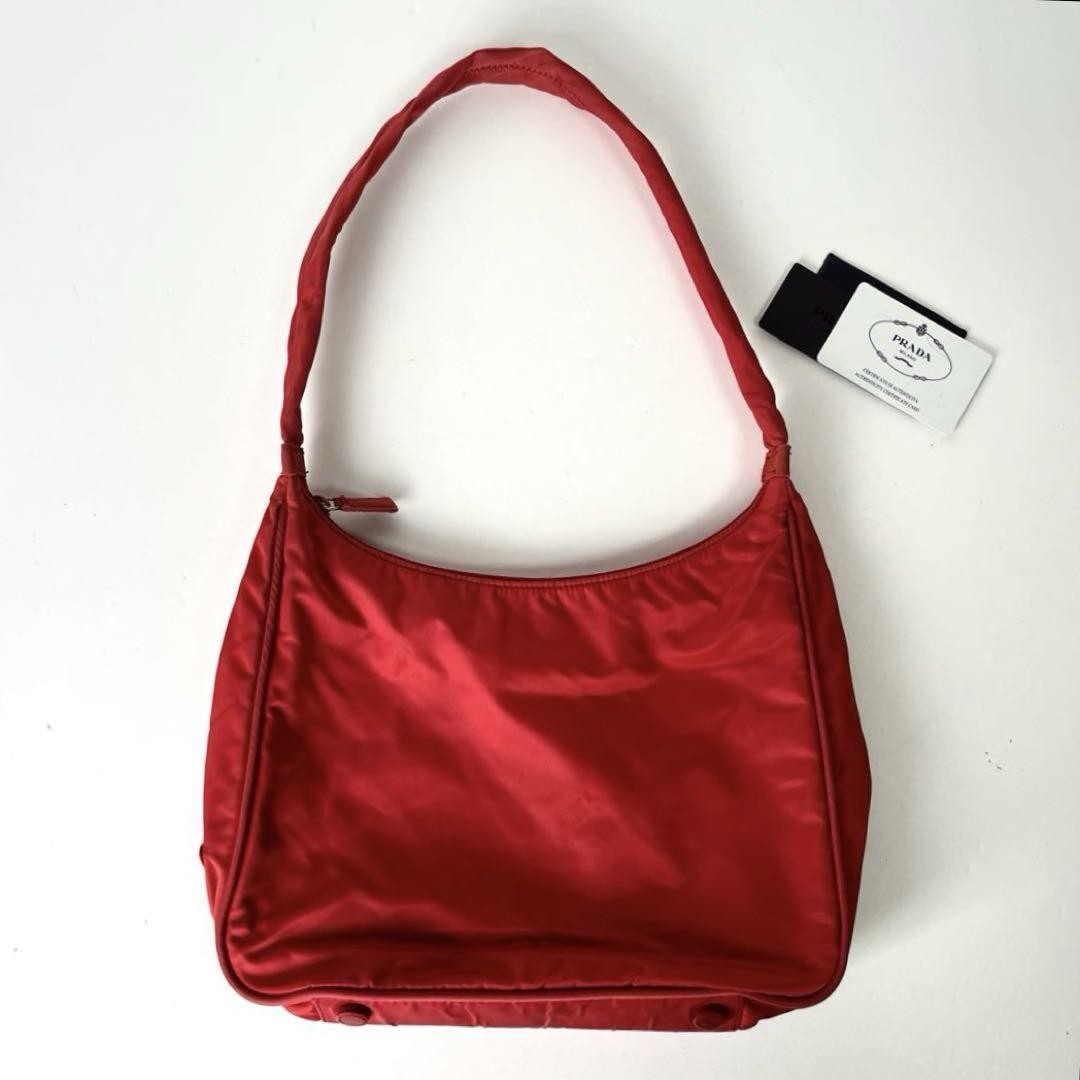 PRADA Nylon DDU One Shoulder Bag in Black  