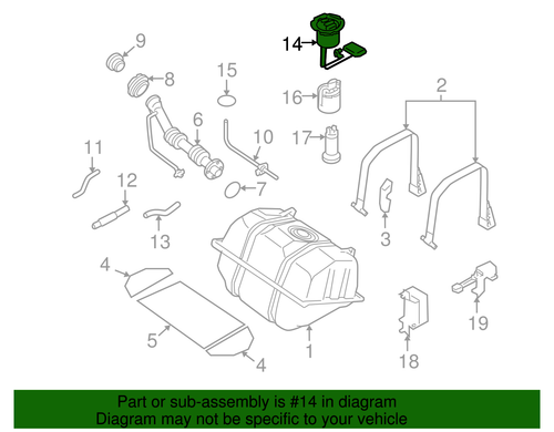 Genuine Infiniti Sending Unit 25060-AT30A - Picture 2 of 4
