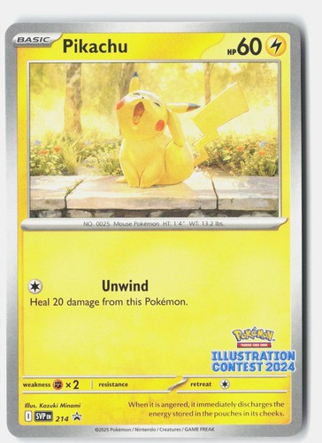 Pikachu (Illustration Contest 2024) — Scarlet & Violet Promo